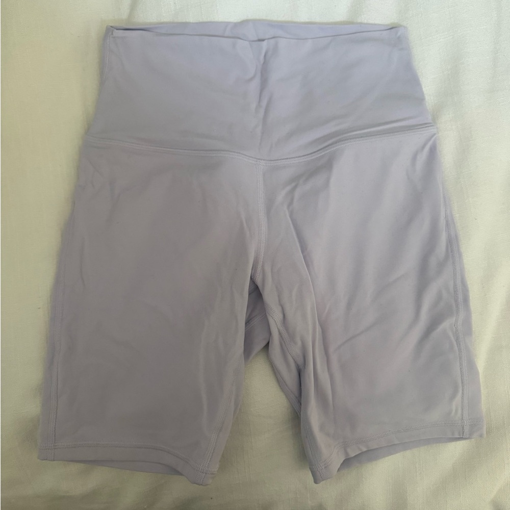 Lululemon Athletica Light Purple High-Waisted Shorts